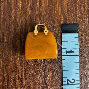 Elegant Jasper Miniature Bag Pendant